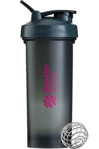 Blender Bottle, 45oz / 1300ml BlenderBottle Pro45, Grey/Pink, 