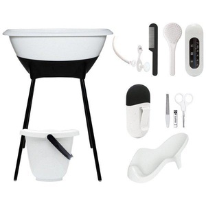 Luma, Luma® Babycare Bade- und Pflegeset Speckles White, 