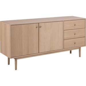 Micasa, Sideboard JAYCE, MID.YOU Sideboard 160/75/40 cm , Aston , Eichefarben , Holz , Eiche,Eiche,Eiche , vollmassiv,furniert,furniert , 2 Fächer , 3 Schubladen , 160x75x40 cm , geölt,geölt,geölt,Echtholz,Echtholz,Echtholz , 001749093101