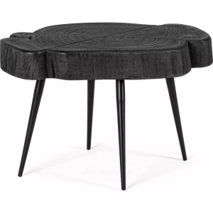 mutoni lifestyle, Beistelltisch Zakia Schwarz S 46x30, Beistelltisch Zakia Schwarz S 46x30