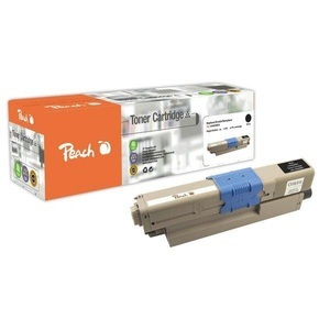 Peach, Peach Tonermodul schwarz kompatibel zu OKI 44469804, Peach O4446/4449 Toner XL bk ersetzt OKI 44469804 für z.B. OKI C 510 DN, OKI C 530 DN, OKI MC 561 DN