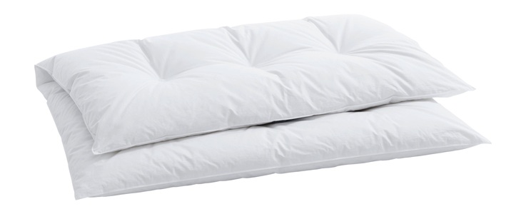 Billerbeck, billerbeck - Duvet CARMEN WARM - Baumwolle - weiss - 80/80 cm, billerbeck Daunenbettdecke »Kinder-Daunen-Duvet, Billerbeck, »Carmen Puntina Warm««, warm, Füllung 90% neue, reine Gänsedaunen, weiss, 10% Federchen, VSB-Norm, Bezug 100% Baumwolle, Öko-Text Standard 100, (1 St.)