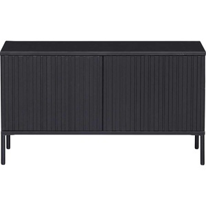 mutoni living, TV-Lowboard New Gravure Kiefer schwarz 100, TV-Lowboard New Gravure Kiefer schwarz 100