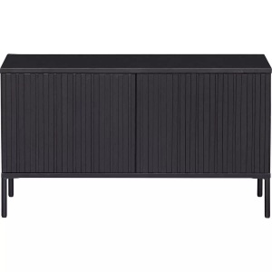 mutoni living, TV-Lowboard New Gravure Kiefer schwarz 100, TV-Lowboard New Gravure Kiefer schwarz 100