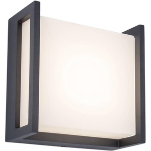 Eco-Light, LED-Außenwandleuchte Qubo, 14cm x 14cm, Lutec QUBO 5195401118 LED-Außenwandleuchte Anthrazit