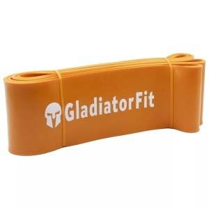 Gladiatorfit, GladiatorFit Elastische Widerstandsbinde aus Latex Fitnessband, GladiatorFit - Elastische Widerstandsbinde aus Latex One Size, Orange