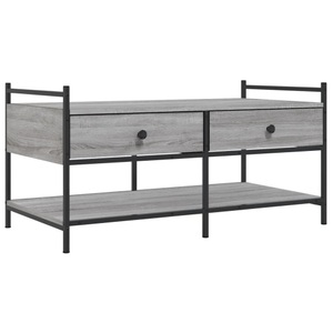 vidaXL, vidaXL Couchtisch Grau Sonoma 99x50x50 cm Holzwerkstoff