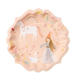 Meri Meri, Pappteller PRINCESS LARGE 8er-Set, 