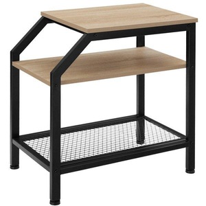 TecTake, Beistelltisch Plymouth Beistelltisch Plymouth, Tectake - Beistelltisch Plymouth 36,5x58,5x59,5cm, One Size, Sand