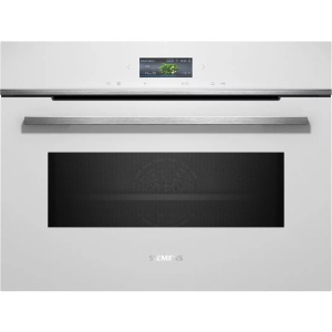 Siemens, Siemens Mikrowelle CM724G1W1, Siemens iQ700, Einbau-Kompaktbackofen mit Mikrowellenfunktion, 60 x 45 cm, Weiss, CM724G1W1