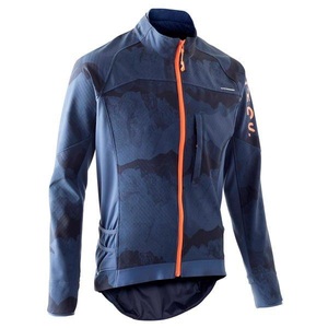 ROCKRIDER, Fahrradjacke Mtb Trekking St 500 Herren Blau Herren Blau 52/2XL, 