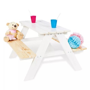 Pinolino, PINOLINO Kindersitzgruppe Nicki (4 Kinder) weiss, Pinolino® Garten-Kindersitzgruppe