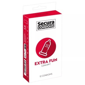 Secura, Kondome ?Extra Fun? mit Stimulationsnoppen, Kondome ?Extra Fun? mit Stimulationsnoppen