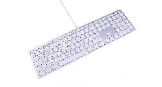 LMP, LMP USB Keyboard with NumKeypad Tastatur, LMP 17200 - Tastatur (Weiss)
