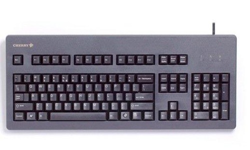 Cherry, Comfort G80-3000, Tastatur, CHERRY G80-3000LSCDE-2 Kabelgebunden Tastatur Deutsch, QWERTZ Schwarz
