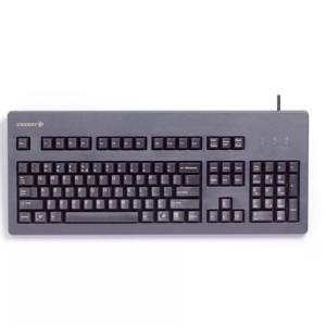 Cherry, Comfort G80-3000, Tastatur, CHERRY G80-3000LSCDE-2 Kabelgebunden Tastatur Deutsch, QWERTZ Schwarz