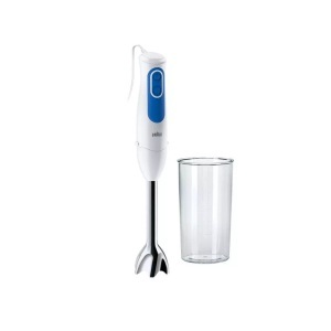 Braun, MultiQuick 3 MQ 3000 WH Smoothie+, Stabmixer, Braun - MQ 3000 WH Smoothie+ 0,6 l Pürierstab 700 W Blau, Weiß, One Size