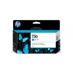Hp, HP 730 DesignJet Druckerpatrone Cyan 130 ml, Hewlett Packard Tintenpatrone, blau, No.730, P2V62A, (130ml)