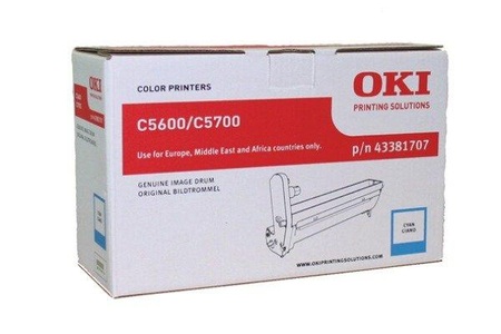 OKI, Original Drum Unit, cyan OKI 43381707, Oki Fotoleitereinheit, blau, 43381707, (20'000 Seiten)