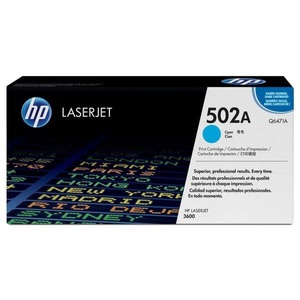 Hp, Original Tonerpatrone cyan HP Q6471A, HP HP 502A Tonerkassette Cyan passend für: Color LaserJet 3600;Color LaserJet 3600 series;Color LaserJet 3600DN;Color LaserJet 3600N