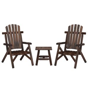 vidaXL, vidaXL 3-tlg. Garten-Lounge-Set Massivholz Fichte