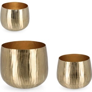 mutoni lifestyle, Übertopf Chisel Gold (3er-Set), Übertopf Chisel Gold (3er-Set)