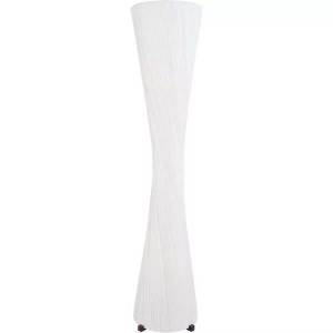 Salesfever, SalesFever - Stehlampe rund 180 cm - Weiss, Stehlampe rund weiss 180