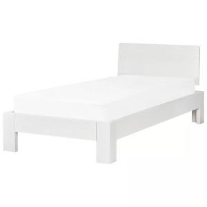 Beliani, Beliani - Bett mit Lattenrost aus Kiefernholz Skandinavisch ROYAN, 90x200 cm, Weiss Bunt, Beliani - Bett mit Lattenrost aus Kiefernholz Skandinavisch ROYAN, 90x200 cm, Weiss Bunt