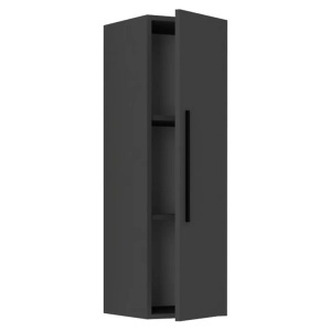 VCM, Holz Wandregal Hängeregal Wandschrank Klappschrank Arila L Senkrecht Holz Wandregal Hängeregal Wandschrank Klappschrank Arila L Senkrecht, VCM - Holzregal hängend | platzsparendes Regal Maße: H. 95 x B. 30 T. cm Elegantes Aufbewahrungsregal Bücherregal Wandboard -, One Size, Anthrazit