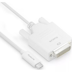 PureLink, PureLink Kabel IS2210-010 USB Type-C - DVI-D, 1 m, Weiss