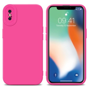 Cadorabo, Hülle für Apple iPhone XS MAX TPU Silikon, Cadorabo - Hülle für Apple iPhone XS MAX TPU Silikon, Pink