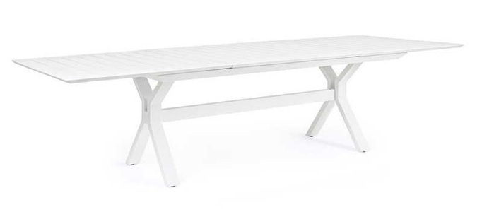 mutoni lifestyle, Garten Ausziehtisch Kenyon 200/300x110 weiss, Garten Ausziehtisch Kenyon 200/300x110 weiss