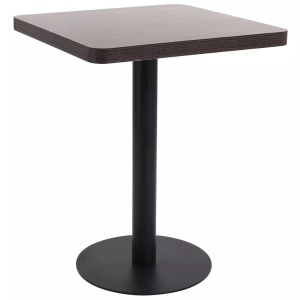 Diverse Hardware, Bistrotisch Dunkelbraun 60x60 cm MDF, vidaXL Bistrotisch Dunkelbraun 60x60 cm MDF