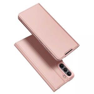 Dux Ducis, Dux Ducis - Samsung Galaxy S21 FE 5G Flip Wallet Cover Leder Tasche - Roségold, DuxDucis - Galaxy S21 FE Dux Ducis Flip Folio Case, Rosa