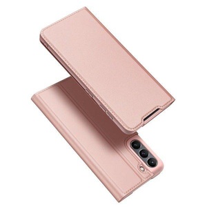 Dux Ducis, Dux Ducis - Samsung Galaxy S21 FE 5G Flip Wallet Cover Leder Tasche - Roségold, DuxDucis - Galaxy S21 FE Dux Ducis Flip Folio Case, Rosa