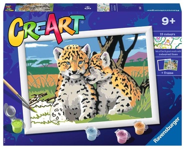 Ravensburger, Ravensburger Malen nach Zahlen CreArt: Safari Friends, Ravensburger Malen nach Zahlen »MnZ Serie D Safari Friends«