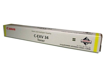 Canon, Canon C-EXV 34 Original Gelb 1 Stück(e), Canon - Toner yellow C-EXV34Y IR C2020 19'000 Seiten, One Size