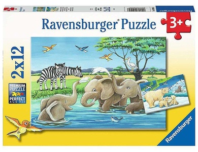Ravensburger Verlag, Tierkinder aus aller Welt, Ravensburger Puzzle »Tierkinder aus aller Welt«, (24 tlg.)