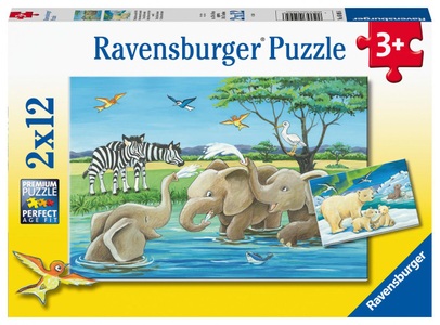 Ravensburger Verlag, Tierkinder aus aller Welt, Ravensburger Puzzle »Tierkinder aus aller Welt«, (24 tlg.)