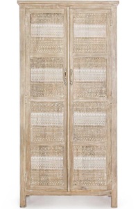 mutoni lifestyle, Massivholzschrank Mayra 2 Türen, Massivholzschrank Mayra 2 Türen