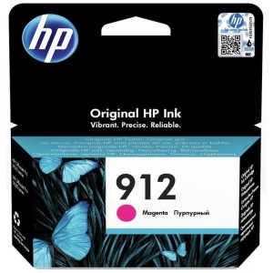 Hp, HP Tintenpatrone 912 Original Magenta 3YL78AE Druckerpatrone, Hewlett Packard Tintenpatrone, rot, No. 912, 3YL78AE, (315 Seiten)
