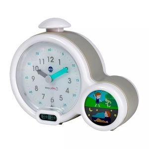 Claessens'Kids, CLAESSENS KIDS Kid'Sleep Clock grau, Pabobo Kid'Sleep Wecker weiss grau