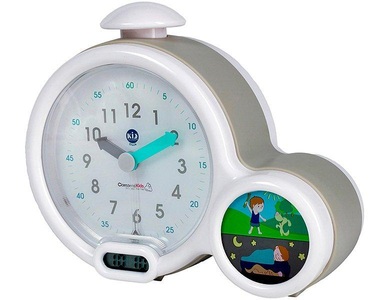 Claessens'Kids, CLAESSENS KIDS Kid'Sleep Clock grau, Pabobo Kid'Sleep Wecker weiss grau