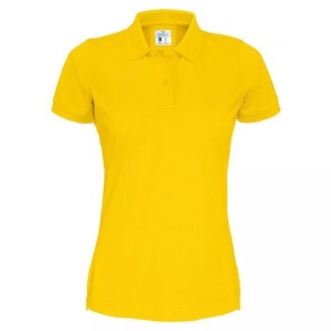 Cottover, Pique Lady Tshirt Damen Gelb M, Cottover - Pique Lady TShirt, für Damen, Gelb, Größe M