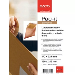 undefined, ELCO Luftpolstertasche 145x215mm 74550.92 braun 4 Stück, ELCO Luftpolstertasche 145x215mm 74550.92 braun 4 Stück