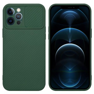 Cadorabo, Hülle für Apple iPhone 12 PRO MAX mit Kameraschutz, Cadorabo - Hülle für Apple iPhone 12 PRO MAX mit Kameraschutz, Grün