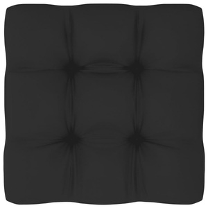 vidaXL, vidaXL Palettensofa-Kissen Schwarz 70x70x12 cm, 