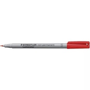Staedtler, Staedtler Folienstift Lumocolor 311 S, Staedtler Lumocolor, non-permanent, Universalstift, 0,4mm, S, rot, 311-2