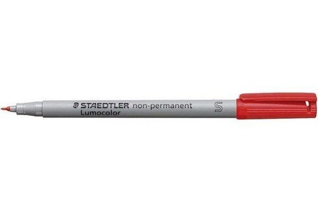 Staedtler, Staedtler Folienstift Lumocolor 311 S, Staedtler Lumocolor, non-permanent, Universalstift, 0,4mm, S, rot, 311-2
