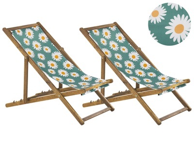 Beliani, Beliani Anzio Sonnenliege, Beliani - Liege aus Polyester Modern ANZIO, One Size, Grün